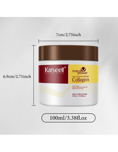 Karseell 100ml Tratamiento Capilar Colágeno Acondicionador