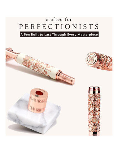 Bolígrafo de lujo ARTEX con soporte de mármol - Recarga SCHMIDT