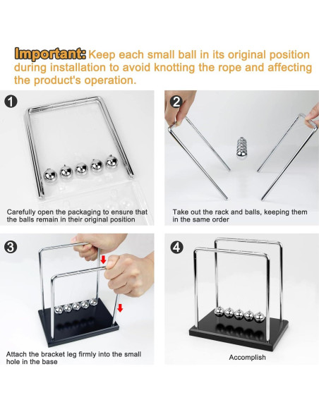 Péndulo de Newton Sealive - Decoración de Escritorio 19x12cm