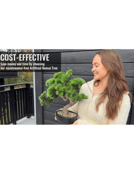 Árbol Bonsai Artificial Permaplants 40 cm Pino Cerámica