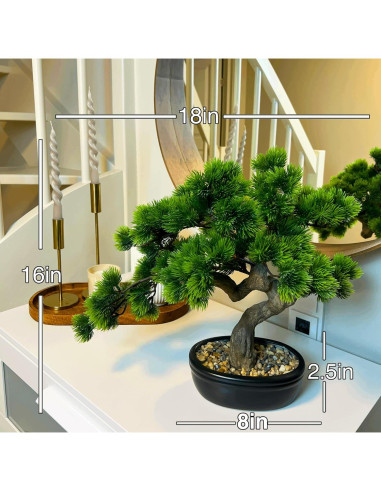 Árbol Bonsai Artificial Permaplants 40 cm Pino Cerámica