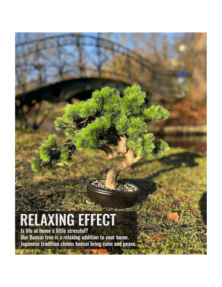 Árbol Bonsai Artificial Permaplants 40 cm Pino Cerámica