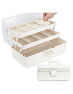 Organizador Multifuncional Tergoo 3 Capas 32x19x15 cm Blanco
