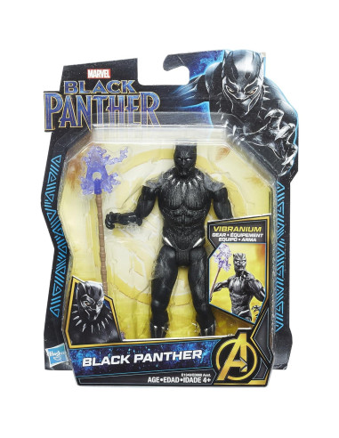 Figura Pantera Negra 15.24 cm Hasbro E1349 con accesorio