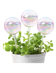 Esferas de Riego KiKiHeim 3Pcs Vidrio Iridiscente 190ml