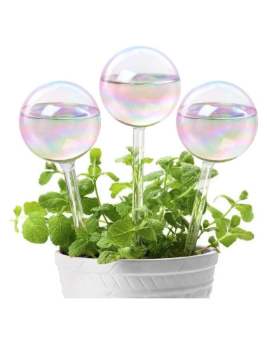 Esferas de Riego KiKiHeim 3Pcs Vidrio Iridiscente 190ml