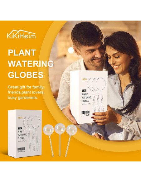 Esferas de Riego KiKiHeim 3Pcs Vidrio Iridiscente 190ml