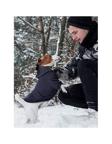 6 Sudaderas para Perros Syhood Invierno con Sombrero XXS