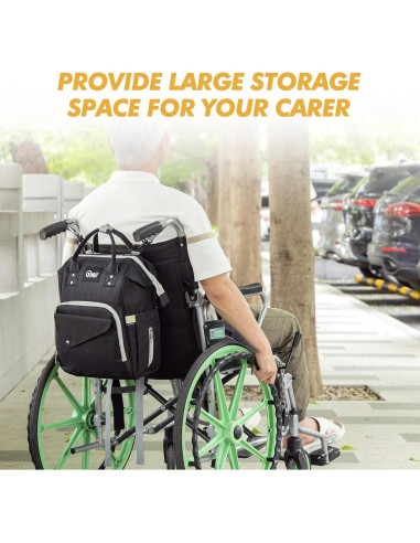 Bolsa para Silla de Ruedas YMU con Soporte para Taza