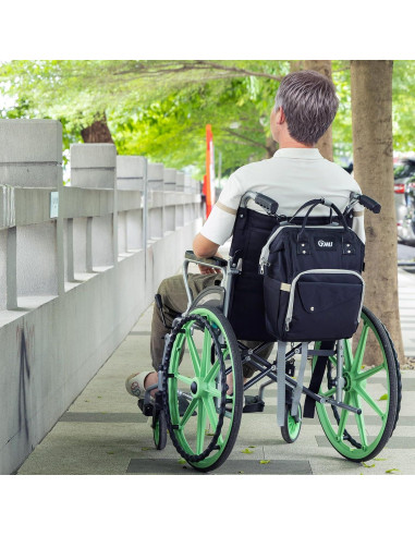 Bolsa para Silla de Ruedas YMU con Soporte para Taza