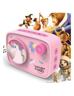 WonderBuddy Reproductor de Audio Infantil Rosa 500+ Cuentos