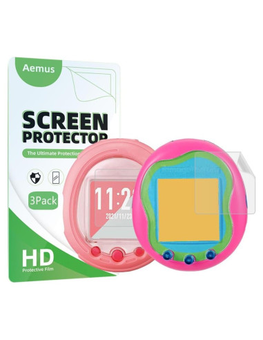Protector de Pantalla PET para Tamagotchi Uni y Smart - 3 Pzas