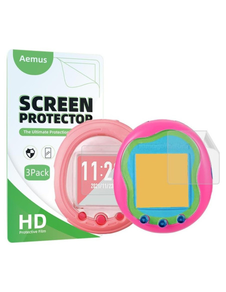 Protector de Pantalla PET para Tamagotchi Uni y Smart - 3 Pzas