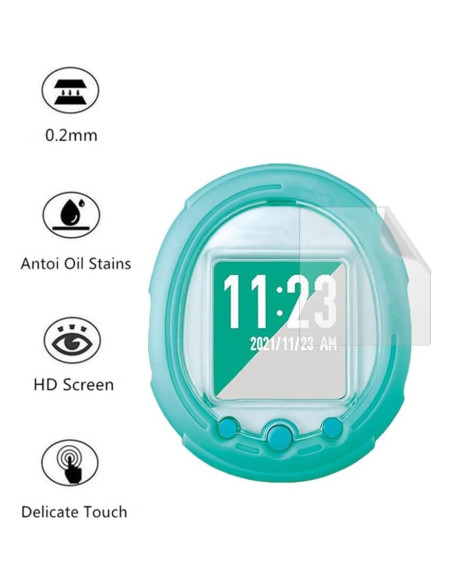 Protector de Pantalla PET para Tamagotchi Uni y Smart - 3 Pzas