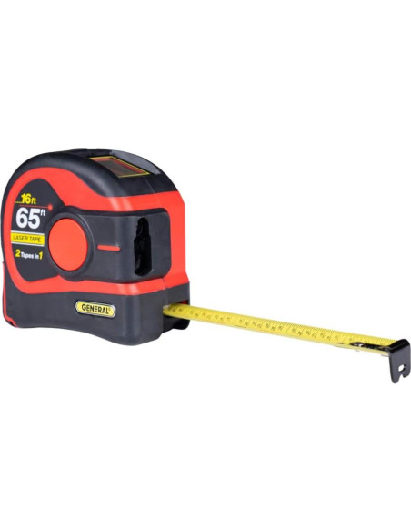 Medidor de Cinta Láser General Tools LTM2X 4.88m y 19.81m