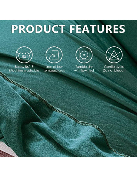 Funda de Silla Molasofa 2 Piezas Verde Oscuro Elástica