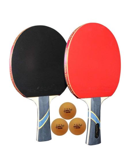 Palas de Ping Pong MAPOL FBA_MP-005 Set de 2 con Pelotas