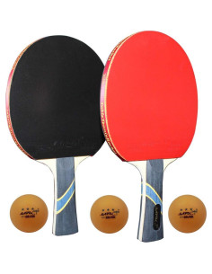 Palas de Ping Pong MAPOL FBA_MP-005 Set de 2 con Pelotas 2
