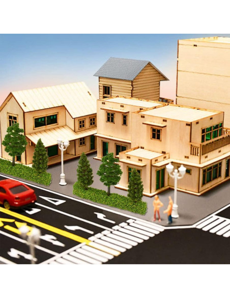 9 Piezas Tiras de Arbustos y Árboles Miniatura HOKPA