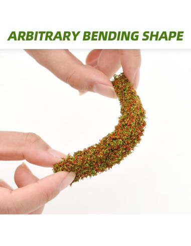 9 Piezas Tiras de Arbustos y Árboles Miniatura HOKPA