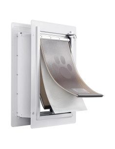 Puerta para Mascotas VEVOR Mediana con Marco de Metal