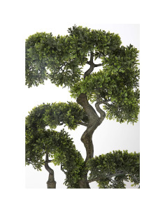 Árbol Bonsai Artificial Vintage Home 114 cm Verde Maceta 2