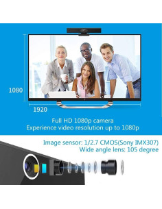 Cámara de Conferencia JACKLY USB 1080P Gran Angular 2