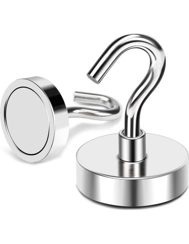 Ganchos Magnéticos MIKEDE 10 Pcs 36 kg Alta Resistencia