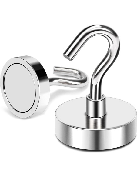 Ganchos Magnéticos MIKEDE 10 Pcs 36 kg Alta Resistencia