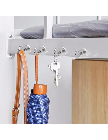 Ganchos Magnéticos MIKEDE 10 Pcs 36 kg Alta Resistencia