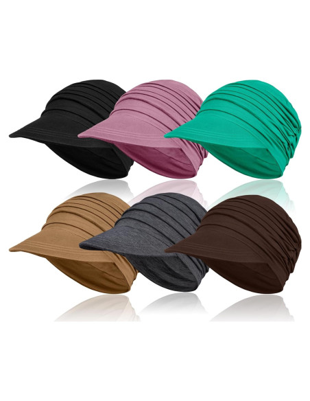 6 Gorras Suaves para Cáncer Mujeres - Quimioterapia Elegantes