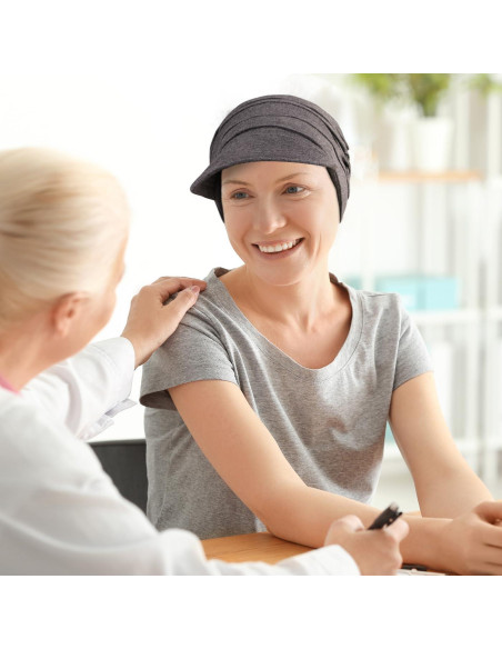 6 Gorras Suaves para Cáncer Mujeres - Quimioterapia Elegantes