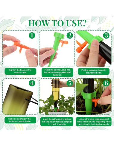 Sistema de Riego Automático SiliFine 16 Piezas Verde