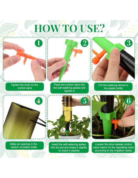 Sistema de Riego Automático SiliFine 16 Piezas Verde