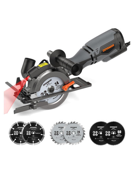 Sierra Circular DOVAMAN MCS01A 710W 6 Cuchillas Laser