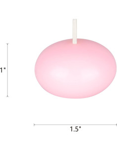 Mega Velas Flotantes Rosa 24 Pcs 3.81 cm Decoración 2