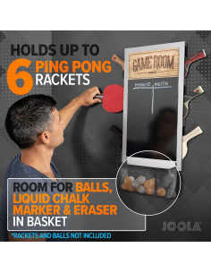 Organizador de Sala de Juegos JOOLA con Soporte y Pizarra 2