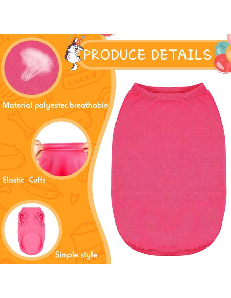 16 Piezas Ropa para Perros Saintrygo Camisetas Suaves M