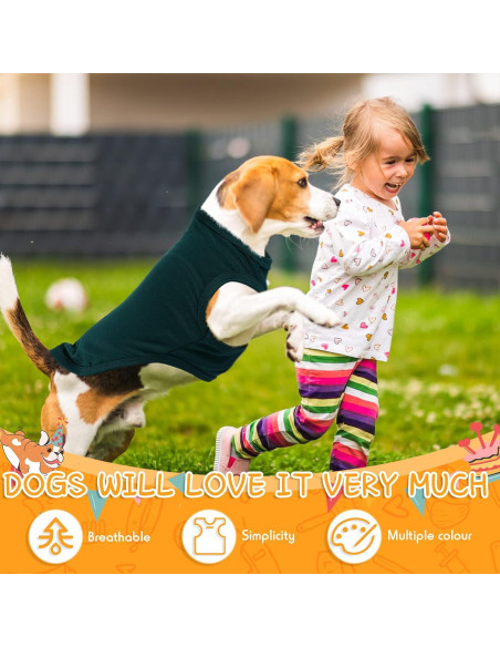 16 Piezas Ropa para Perros Saintrygo Camisetas Suaves M