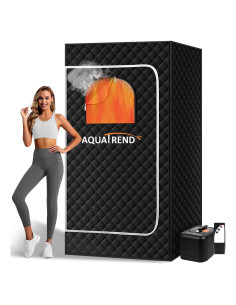 Caja de Sauna Portátil Aquatrend 1200W 3L Control Remoto