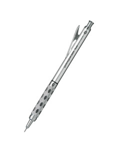 Lápiz Mecánico Pentel Graph Gear 1000 0.5mm Plata