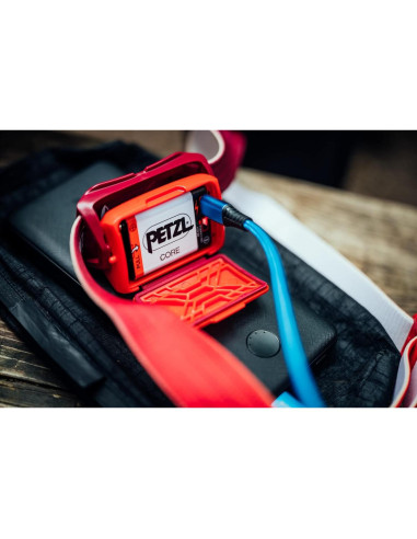 Lámpara Frontal PETZL ACTIK 450 Lúmenes Impermeable Gris