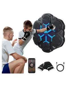 Máquina de Boxeo Musical Jyyuehai MBM-JYY-001 con Guantes