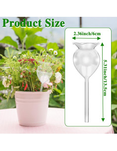 Esferas de Autorriego Haawooky 8 Pack para Plantas 2