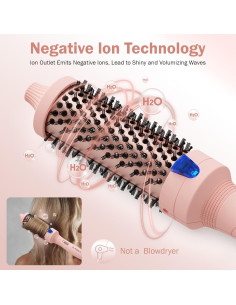 Cepillo Térmico Plavogue JetSet02-38 3.81 cm Doble Voltaje 2