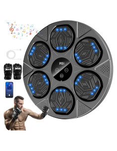 Máquina de Boxeo Musical BEOFCL BOX-1 con Guantes LED