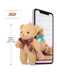 Ositos de Peluche Mini Skylety 24 Pcs 12 cm para Fiestas 2