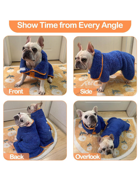 Baño para Perros Bienbee XL Azul Oscuro, Secado Rápido