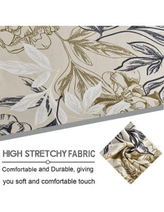 Funda de Sillón Wingback Eco-Ancheng 2 Piezas Elástica 2