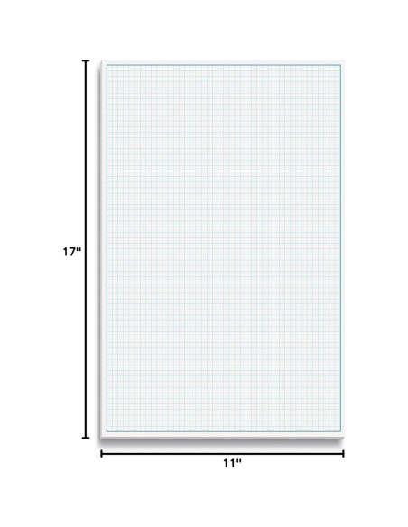 Bloc Cuadriculado Better Office 50 Hojas 27,94x43,18cm Azul